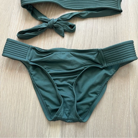 Target Kona Sol Green Bikini Swimsuit Swim Beachy Summer Beach Resortwear Tan - Picture 4 of 9